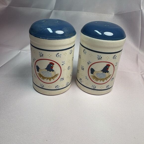 Country Hen Other - Vintage Country Hen Salt and Pepper Shakers Farmhouse Cottage Core Japan